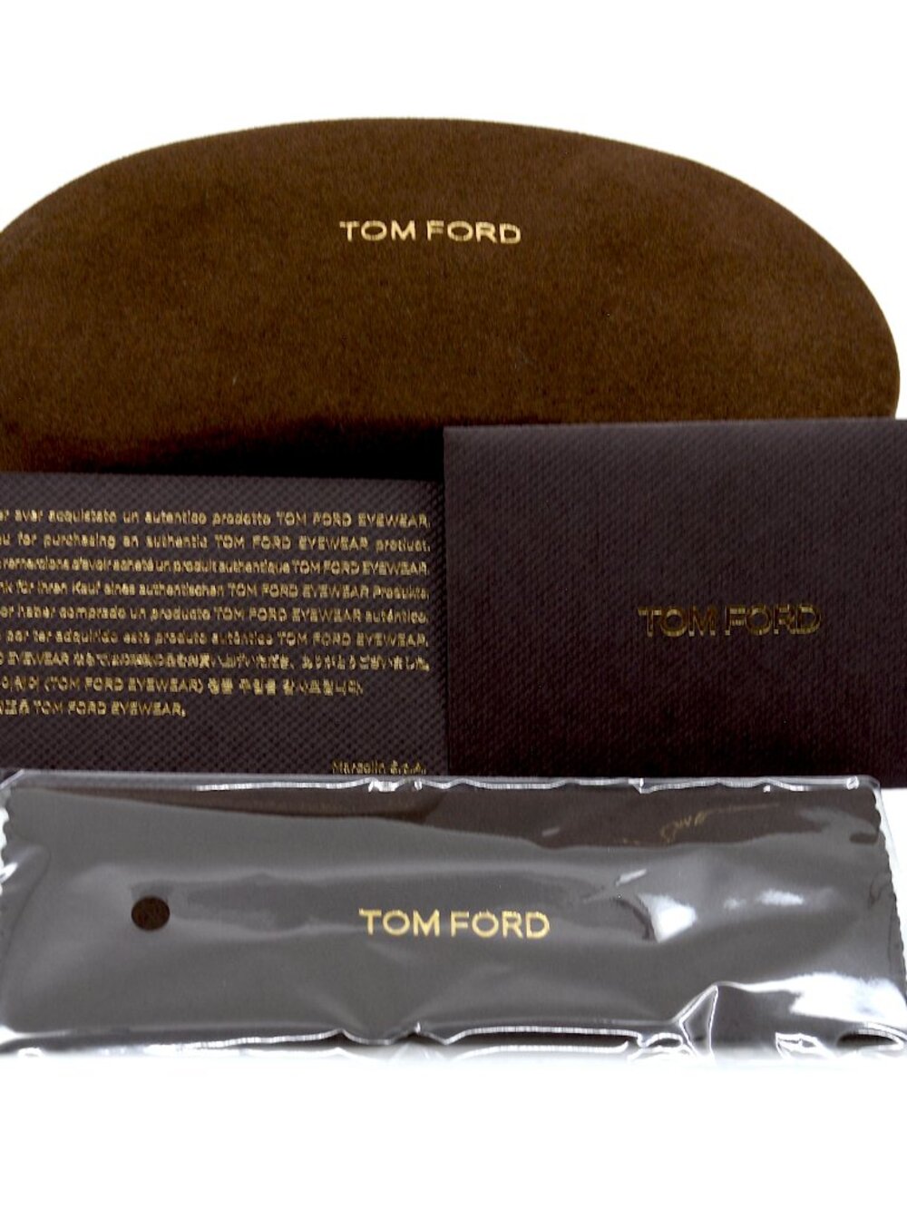 NEW TOM FORD TF1190 52H DARK HAVANA BROWN POLARIZED AUTHENTIC SUNGLASSES - Picture 8 of 9